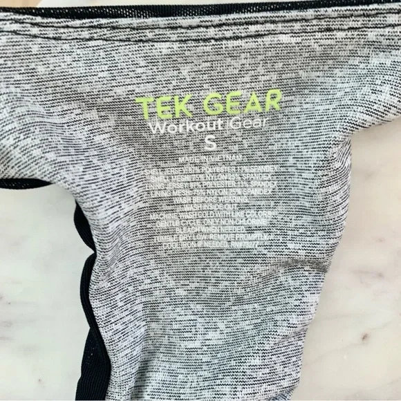 TEK GEAR Front Close Racer Back Sports Bra Heather Grey S - Picture 7 of 8